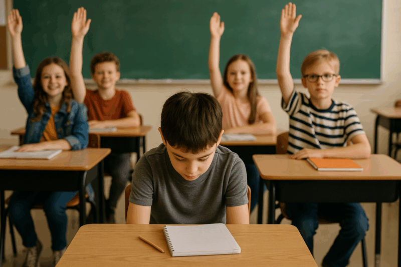 Uczniowie neuroatypowi częściej ofiarami bullyingu – raport SWPS